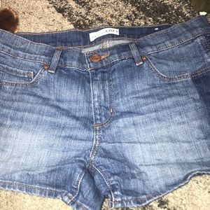 LOFT jean shorts